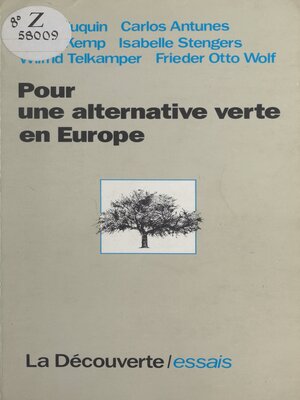 cover image of Pour une alternative verte en Europe